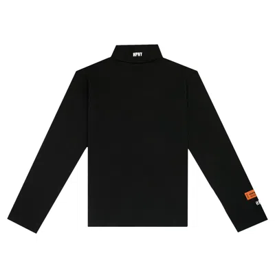 HERON PRESTON HERON PRESTON HPNY EMB ROLLNECK 'BLACK/WHITE'