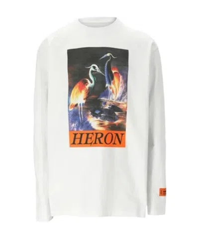 HERON PRESTON LOGO DETAILS T-SHIRT