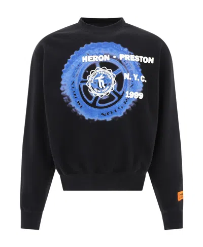 HERON PRESTON HERON PRESTON LOGO PRINT SWEATSHIRT
