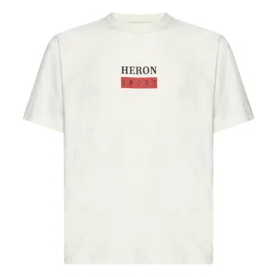 HERON PRESTON HERON PRESTON SS23 Bonded T-Shirt 'White Red'