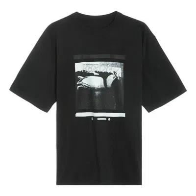 HERON PRESTON HERON PRESTON SS23 Misprinted Heron T-shirt 'Black'