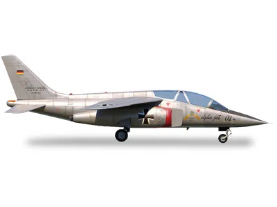 HERPA DASSAULT ALPHA JET AIRCRAFT "01 PROTOTYPE" REGISTRATION AT24 "MILITARY" SERIES 1/72 DIECAST MODEL AI
