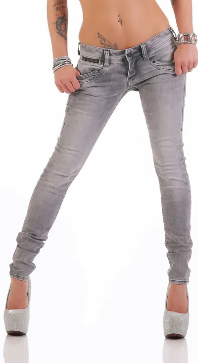 HERRLICHER HERRLICHER PIPER SLIM DB650 688 DAMEN JEANS HOSE