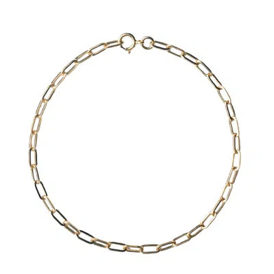 HERSELF COLLECTIONS WOMEN'S FAIRMINED GOLD BLEEKER STREET CHAIN BRACELET