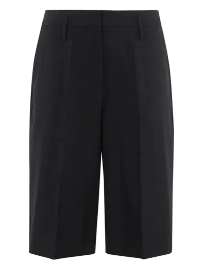 HERSKIND PRESSED-CREASE BERMUDAS