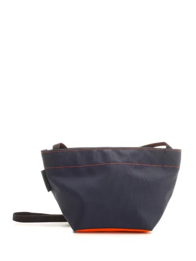 HERVE CHAPELIER SMALL CROSS BODY BAG HANDBAGS BLUE