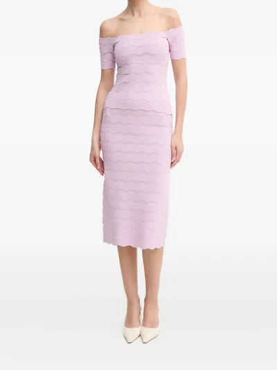 HERVE LEGER ELOISE MIDI SKIRT