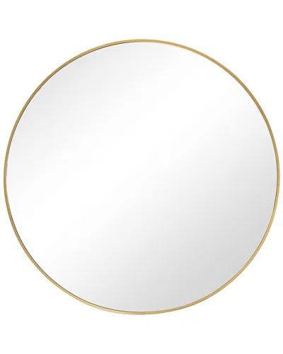 HEWSON HEWSON BRUSHED GOLD FINISH PLAIN MIRROR