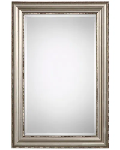 HEWSON HEWSON LIGHTLY ANTIQUED CHAMPAGNE-SILVER MIRROR