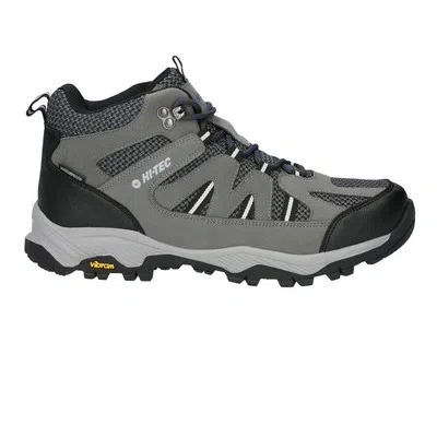 HI-TEC HI-TEC MENS ALPHA PRO VENT WATERPROOF MID WALKING BOOTS GREY SPORTS OUTDOORS