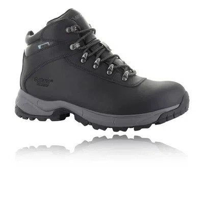 HI-TEC HI-TEC MENS EUROTREK LITE WATERPROOF WALKING BOOTS BLACK SPORTS OUTDOORS