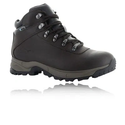 HI-TEC HI-TEC MENS EUROTREK LITE WATERPROOF WALKING BOOTS BROWN SPORTS OUTDOORS
