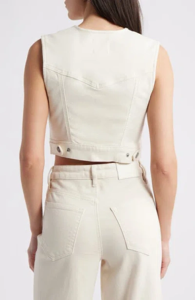 HIDDEN JEANS HIDDEN JEANS CROP TRUCKER VEST