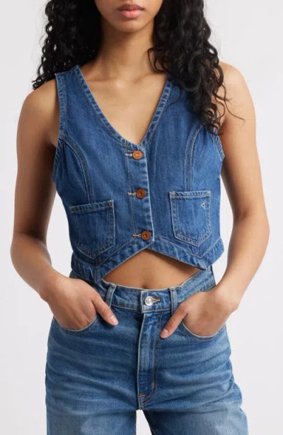 HIDDEN JEANS HIDDEN JEANS SUPERSOFT CROP DENIM VEST