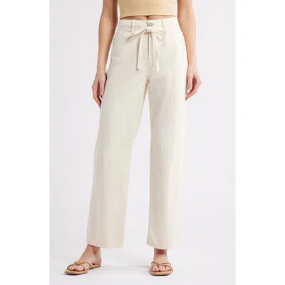 HIDDEN JEANS HIDDEN JEANS TIE WAIST WIDE LEG JEANS