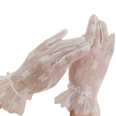 HIGH HEEL JUNGLE BY KATHRYN EISMAN WOMEN'S THE EMILY GLOVE- WHITE