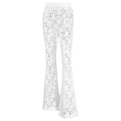 HIGH HEEL JUNGLE BY KATHRYN EISMAN WOMEN'S JEN LACE PANT WHITE