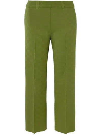 HIGH SPORT PATTERNED-JACQUARD TROUSERS