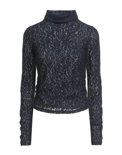 HIGH HIGH TECH WOMAN TOP NAVY SIZE L POLYAMIDE, ELASTANE