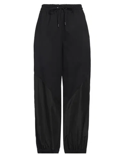 HIGH HIGH WOMAN PANTS BLACK SIZE M NYLON, ELASTANE, POLYESTER