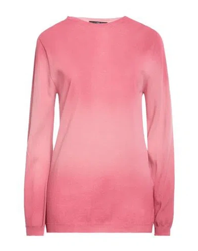 HIGH HIGH WOMAN SWEATER MAGENTA SIZE L COTTON, POLYAMIDE