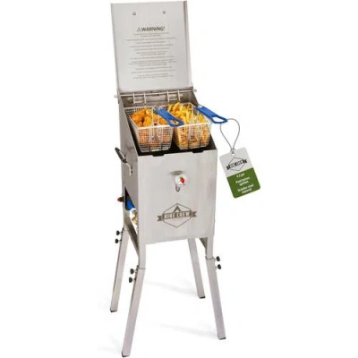 HIKE CREW HIKE CREW OUTDOOR 4-GALLON PROPANE DEEP FRYER WITH BASKET, 57000 BTU OUTDOOR DEEP FRYER