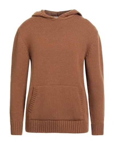 HINNOMINATE HINNOMINATE MAN SWEATER BROWN SIZE L WOOL, ACRYLIC