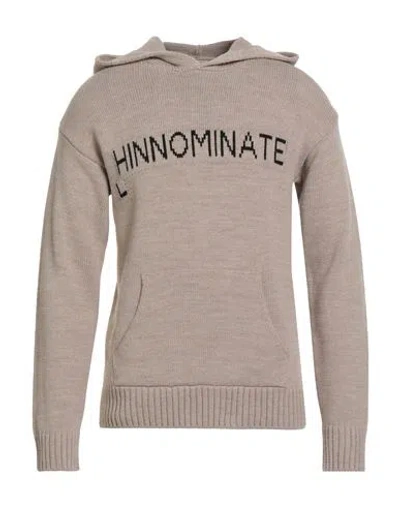 HINNOMINATE HINNOMINATE MAN SWEATER LIGHT BROWN SIZE S ACRYLIC, POLYESTER