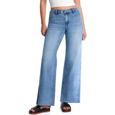 HINT OF BLU HINT OF BLU FLAT FRONT WIDE LEG JEANS