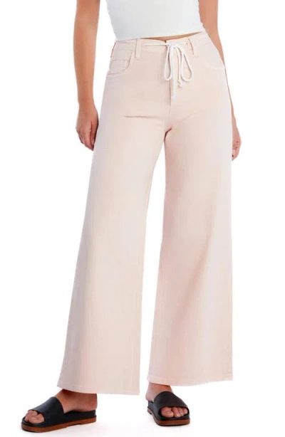 HINT OF BLU HINT OF BLU MIGHTY DRAWSTRING HIGH WAIST WIDE LEG JEANS