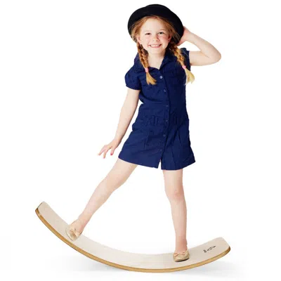 HIVVAGO 12 INCH WOBBLE BOARD FOR BALANCE TRAINING-NATURAL
