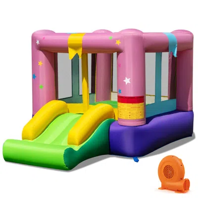 HIVVAGO BOUNCY CASTLE WITH JUMPING AREA AND 520W BLOWER