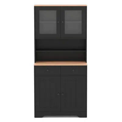 HIVVAGO PANTRY CABINET WITH 2 REMOVABLE SHELVES