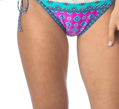 HOBIE CROCHET STRING SIDE TIE BIKINI BOTTOM IN HOB MIX IT UP
