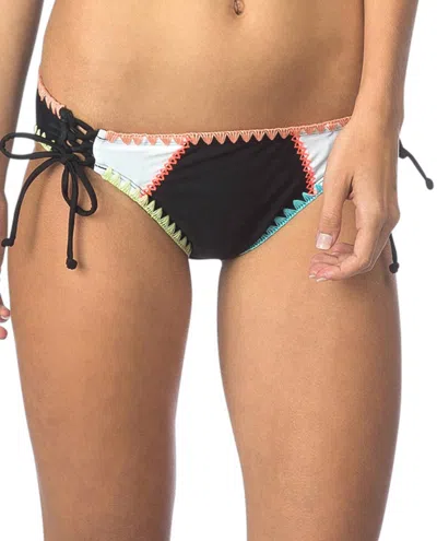 HOBIE LACE UP HIPSTER BIKINI BOTTOM IN HOB KEEP THE PIECE