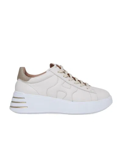 HOGAN HOGAN REBEL ROUND TOE LOW-TOP SNEAKERS