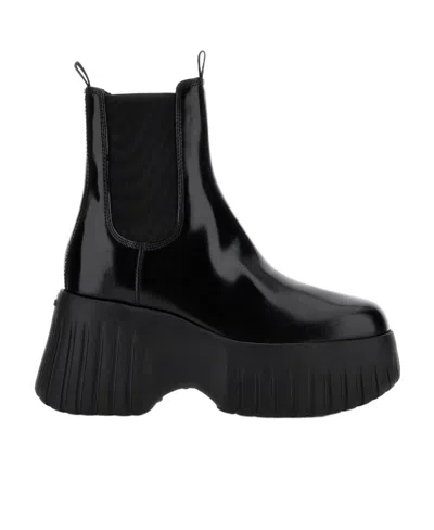 HOGAN HOGAN PLATFORM SLIP-ON LOAFERS