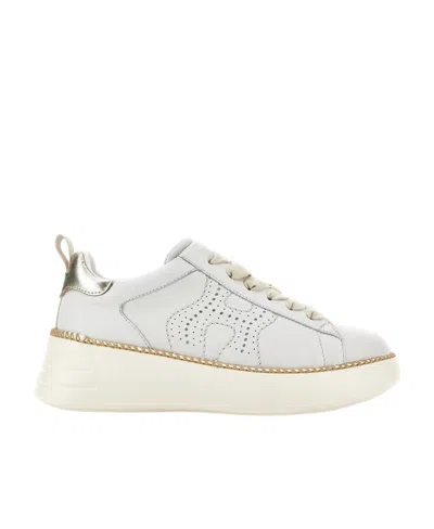 HOGAN HOGAN PERFORATED DETAILED LACE-UP SNEAKERS