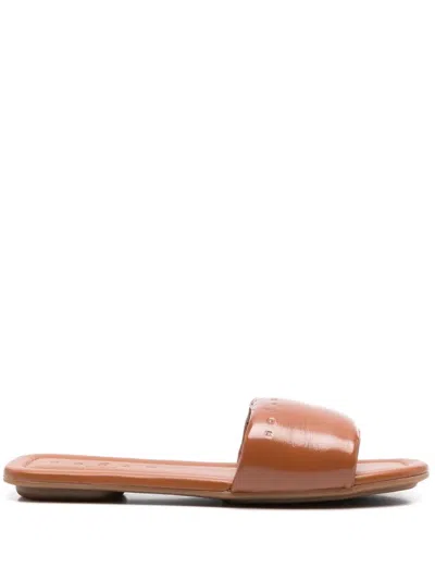 HOGAN LEATHER SLIDE