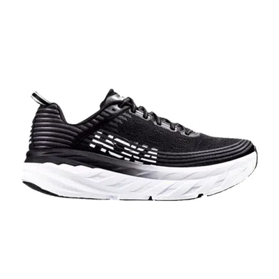 HOKA BONDI 6 'BLACK WHITE'