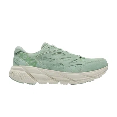 HOKA CLIFTON L SUEDE 'SMOKE GREEN'