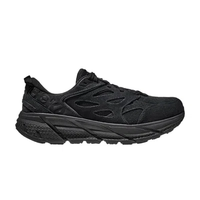 HOKA CLIFTON L SUEDE 'TRIPLE BLACK'