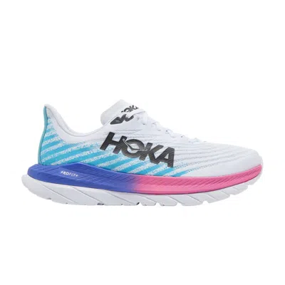 HOKA MACH 5 'WHITE SCUBA BLUE'