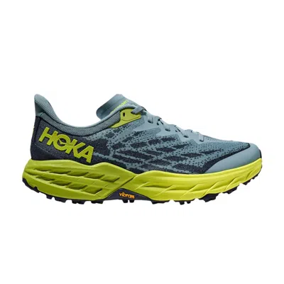 HOKA SPEEDGOAT 5 'STONE BLUE CITRON'