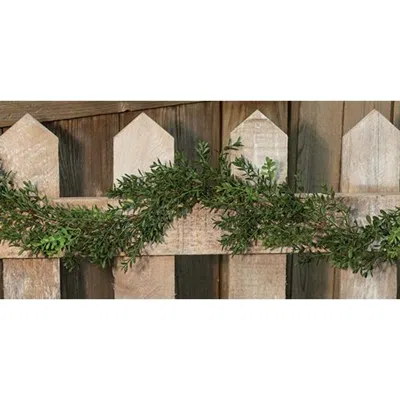 HOMEGIFO NEW ENGLAND BOXWOOD GARLAND 6FT
