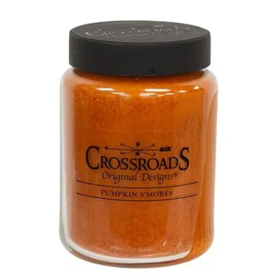 HOMEGIFO PUMPKIN S'MORES JAR CANDLE 26 OZ