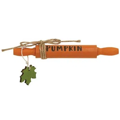 HOMEGIFO PUMPKIN WOODEN ROLLING PIN