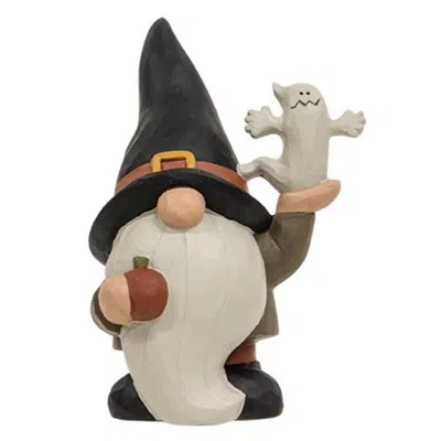 HOMEGIFO RESIN HALLOWEEN GNOME W/GHOST