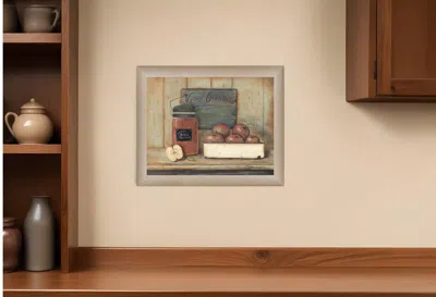 HOMEZIA APPLE BUTTER 1 BROWN FRAMED PRINT WALL ART