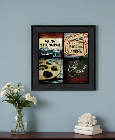 HOMEZIA AT THE MOVIES I 2 BLACK FRAMED PRINT WALL ART